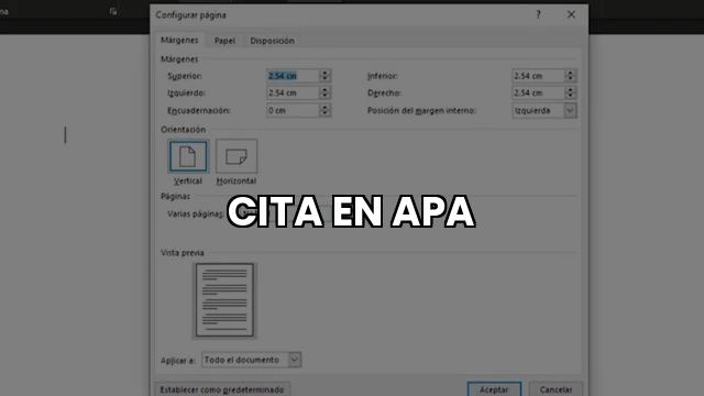 Ejemplo de cita en APA