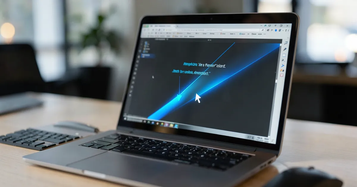 Imagen realista de pantalla de laptop editando cursivas en referencias APA para trabajos académicos